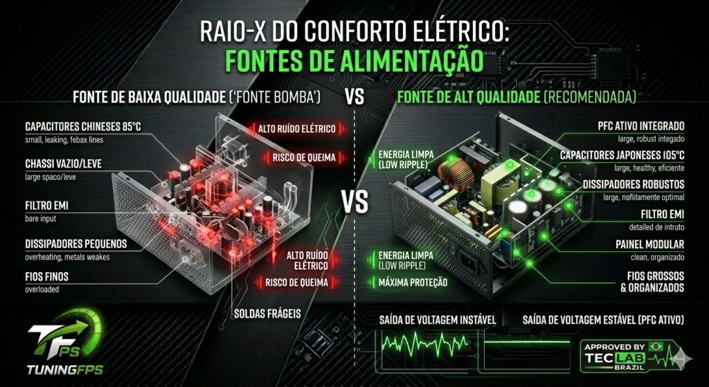 Raio-x fonte de alimentação